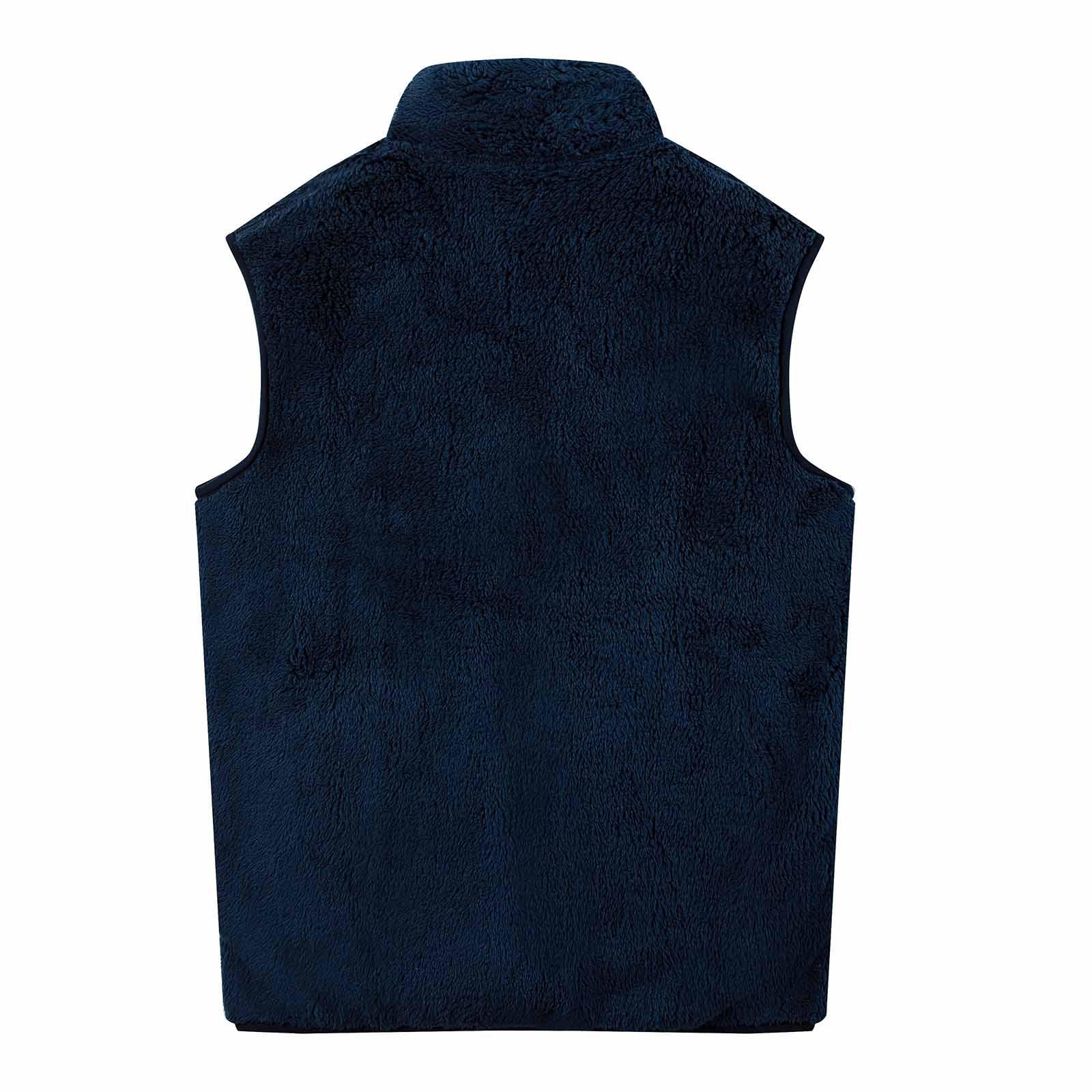 Мужская осенне-зимняя утолщенная теплая уличная флисовая куртка с защитой от холода — фото 4