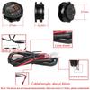 CESFONJER Car Voltmeter Red LED Digital Display Car Voltage Monitor with Connection Cable DC -24V Suitable for Motorcycle, Car, Truck