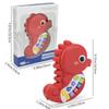 Baby Music Seahorse Toys Toddler Electronic Learning Sensory Toy with Piano Keyboard Lights Sounds Infant Birthday Gift