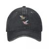 Hummingbirds Set (Rufous Ruby Throated) Baseball Cap Designer Cap Designer Hat GentleUnisex Hat Hat Beach Hats For Unisex Womens