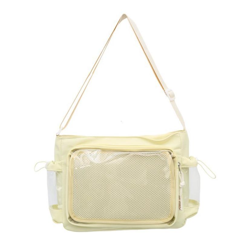 New Harajuku Casual Simple Nylon Shoulder Bag Large Capacity Daily Y2K Commuter Handbag Girl Cute Sweet Ulzzang Ita Bag 2026