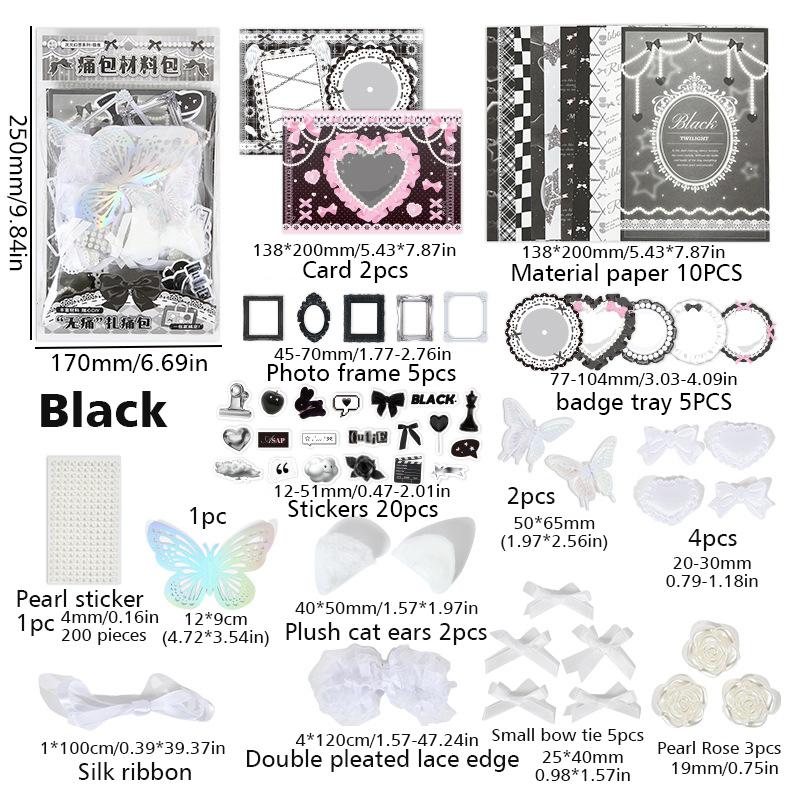 

62/набор наполнительных материалов без руководства Itabag DIY материал японский стиль вставной материал набор материалов ручной работы для сумки 8 стилей