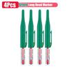32mm 1-16pcs Long Head Markers Pen Multi-purpose Woodworking Tile Decoration Deep Hole Marker Pens Red/Black/Blue/Green Ink