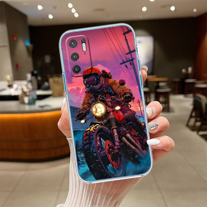 Motorcycle Racing Case for Motorola E7 E22 E20 E13 E15 E22S E30 E40 G10 G20 G04 G22 G23 G05 G75 G35 G55 G6 G7 G8 G9 Plus Power Play
