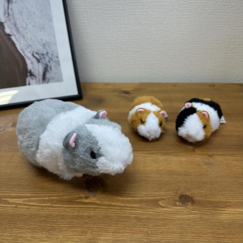 Urocza Pluszowa Zabawka Sprzedażowa MOU MOU Świnka Morska SS Brązowa F0321