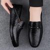 2025 New Men Breathable Casual Summer Shoes Hollow Out Men's Driving Shoes High Quality Male Business Shoes Leather Loafers
