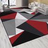 Nordic Style Living Room Carpet Modern Color Blocking Floor Washable Carpet Sofa Tea Table Rug Bedroom Floor Rugs Non-Slip Mat