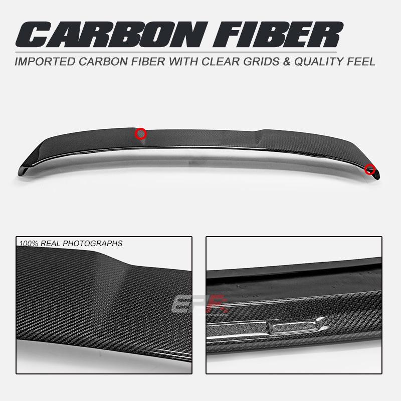 Carbon Fiber Rear Roof Spoiler for 2022 Toyota Voxy Noah 90