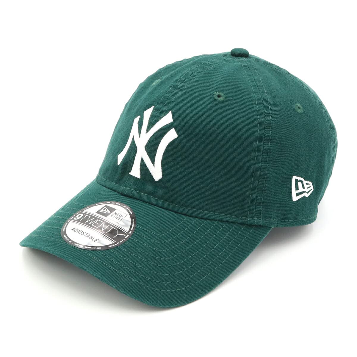 

[New Era] Кепка 9TWENTY Низкопрофильная MLB NY Темно-зеленая FREE 920 WASHED NEYYAN DK GRN SWHT 23J