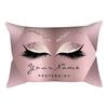 Eyelash Pillow Case European and American Fashion Sleep Waist Pillow Case Living Room Sofa Cushion Pillow Core