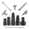 Plastic ABS 5 buc Kit Adaptor Universal Furtun Aspirator Heavy Duty Reutilizabil Conexiune Sigură Etanșare Strânsă