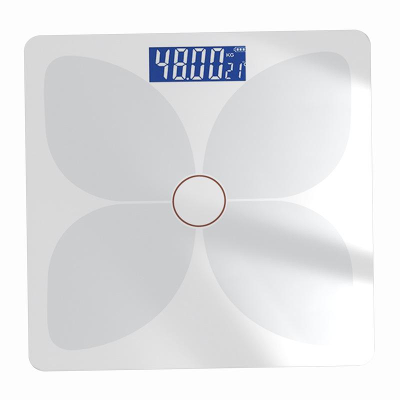 Balança Inteligente de Gordura Corporal Conectada por Bluetooth - Balança Eletrônica de Peso Precisa e Recarregável