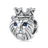 WOSTU 925 Sterling Silver Animal Charms Giraffe Zebra Unicorn Beads for Women Fit Original Bracelets Necklace DIY Jewelry Making