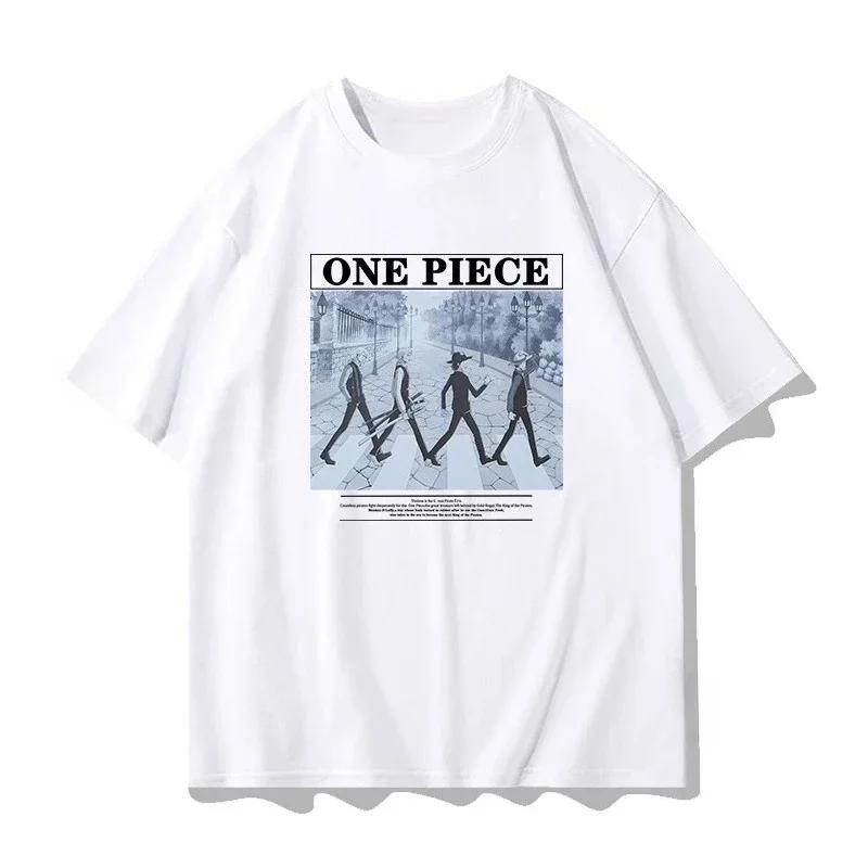 ONE PIECE Joint Tshirt Mens and Womens Summer Peripheral Clothes ACE Sanji Luffy Zoro Shortsleeved Childrens Clothes
