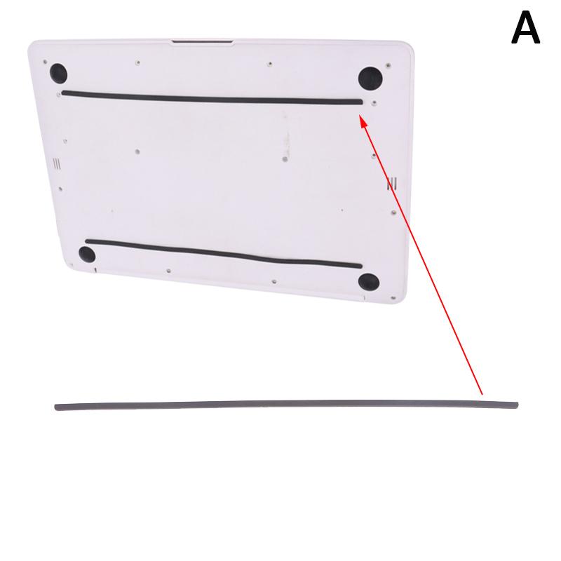 

SN 1/2Pcs new Rubber Strip Laptop Bottom Shell Cover Foot Pad For Latitude 7420 7430 Non-Slip Bumper Feet Strips