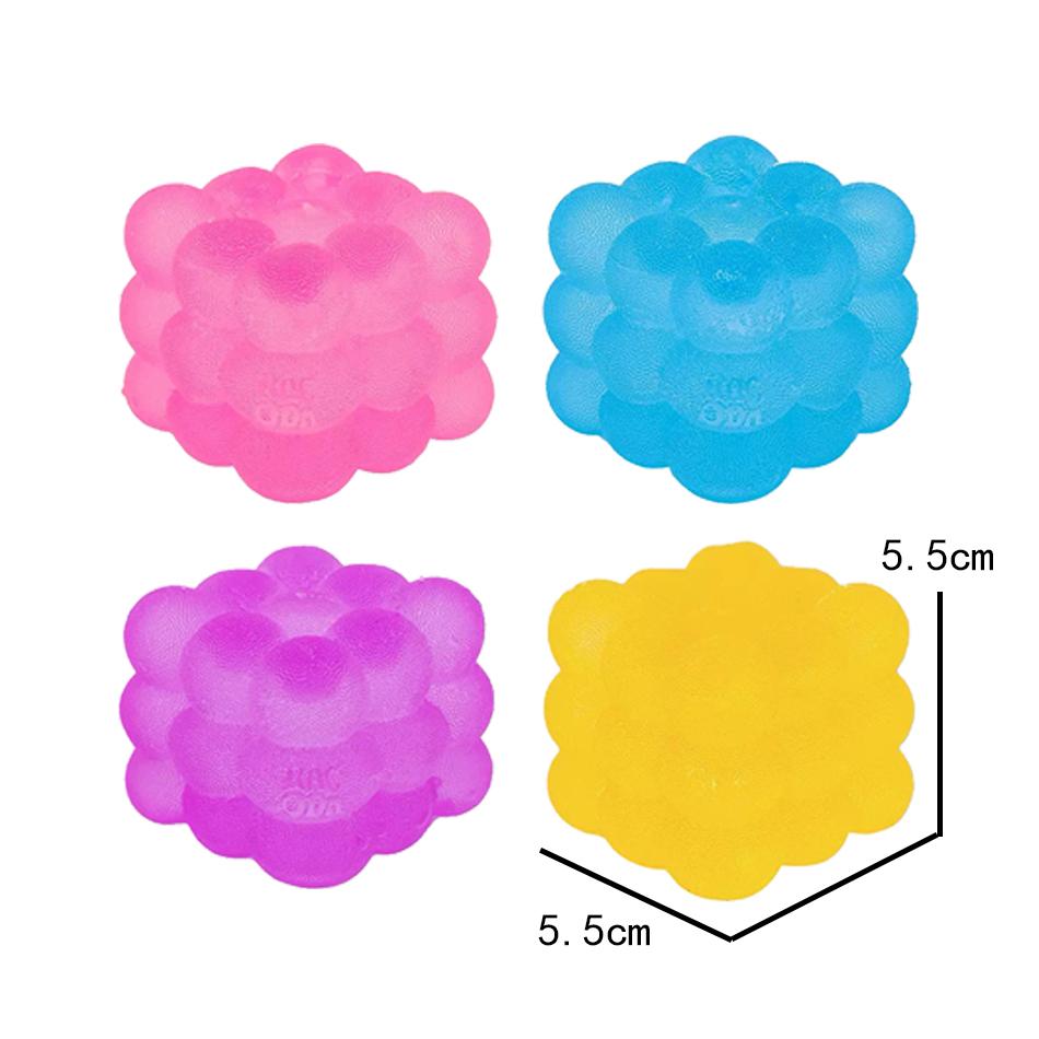 Colorful New three-dimensional candy kneading music adult kids Stress Relief Squeeze sensory Toys Decompression Simulation Cube