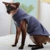 Cat Clothes Winter Warm Cotton Sphynx Cat Hoodies Fleece Sweatshirt Vest For Cats Sphinx Kitten Pajamas Clothes Cat Supplies