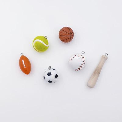 Sports Ball Keychains, Basketballs, Soccer Balls, and Tennis Balls