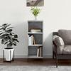 Vidaxl Cabinet, Concrete Grey, 34.5X32.5X90Cm, Wood-Based Material