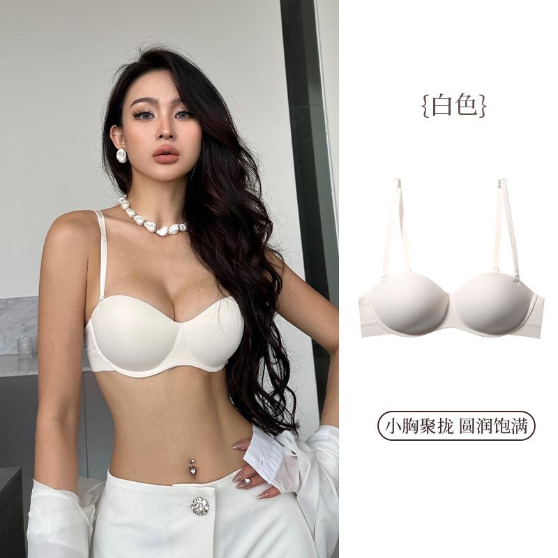 Underwear Women's Small Breasts Gather Together To Show Large, Seamless, No Steel Ring, Comfortable Collection of Breasts, Sagging Bra Cover, New