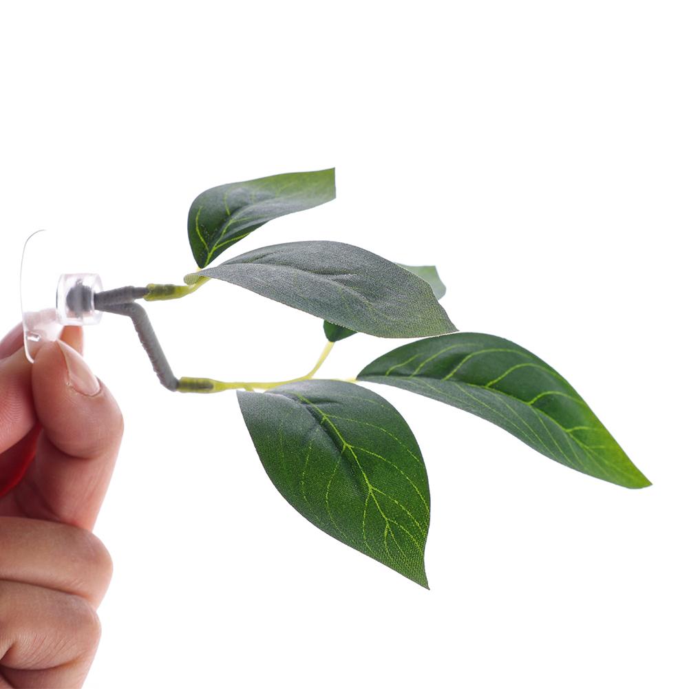 Betta Leaf Hammock with Suction Cup Artificial Aquarium Plant Resting Bed for Betta Fish Fish Tank Decorative Floating Plant