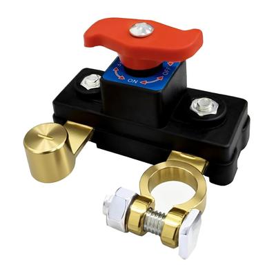 Car Battery Pure Copper Smart Power Cut-Off Switch, High Conductivity Disconnect for Car Truck Boat RV Supplies