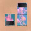 Enchanting Neon Jellyfish Coque For Samsung Z Flip7 6 Galaxy Case Shockproof Z Flip5 Z Flip3 4 5G Hard Cover Phone TPU PC Hard