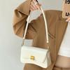 Baguette bag, new simple casual solid color underarm women's bag, urban style versatile diagonal span shoulder women's bag