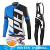 Winter Thermal Fleece Men Cycling Jersey Sets MTB Bicycle Clothes Wear Ropa Ciclismo Racing Bike Clothing Team Cycling Suit