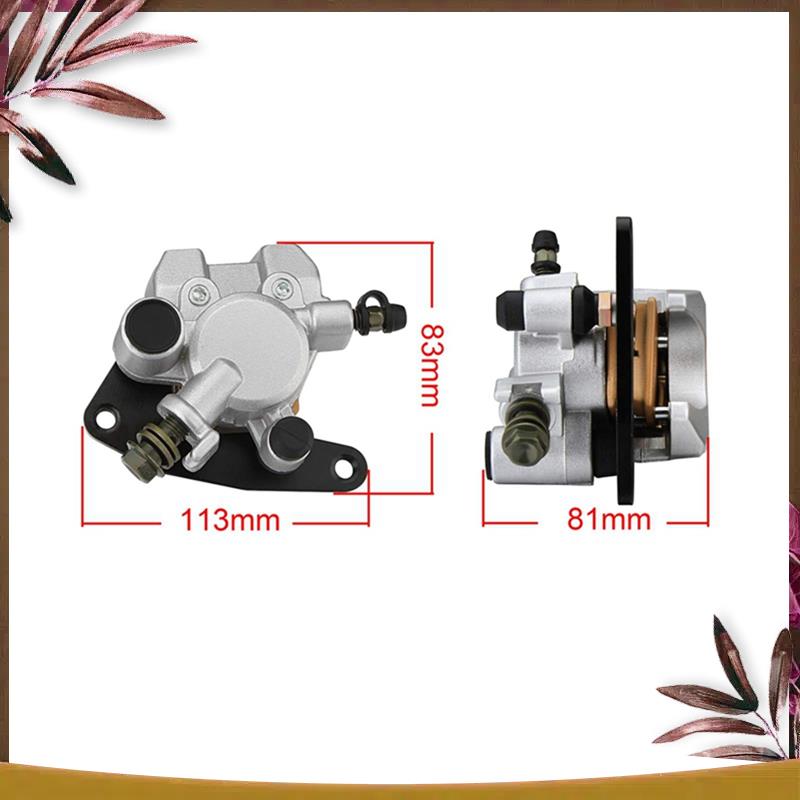 AB59-Front Left Right Brake Calipers For Banshee Big Bear Grizzly Kodiak Raptor 3GD-2580T-01-00 3GD-2580U-01-00 Parts