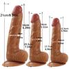 Hautgefühl, realistischer Dildo, weiches Silikon, riesiger Penis mit Saugnapf, Höschen, Strapon, Sexspielzeug für Frauen