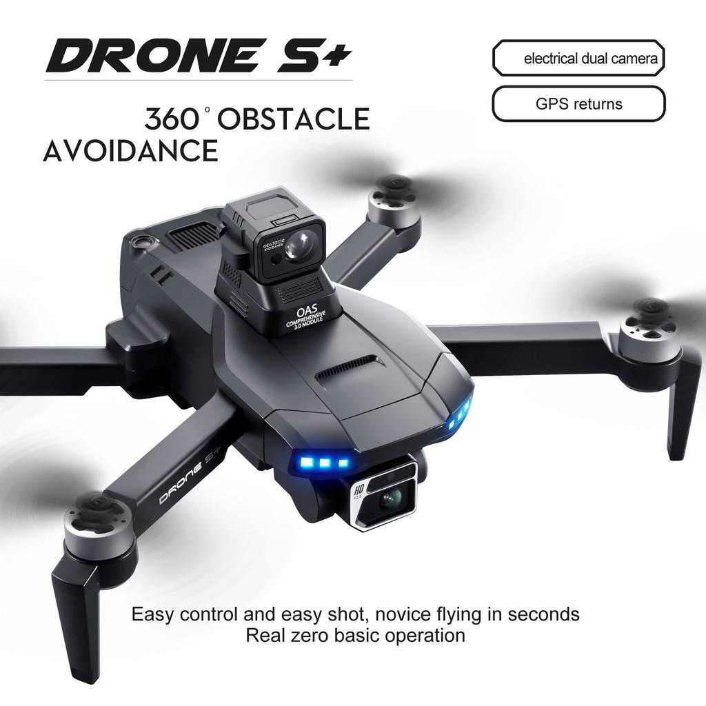 S+ UAV GPS Professional HD Aerial Double Shot Omnidirectional Obstacle Avoidance UAV Halloween, Thanksgiving, Christmas, Gifts