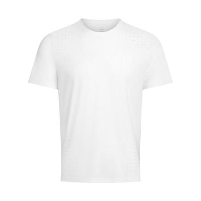 Iso-Chill Ss25 Kühlserie Bequemes Weiches Atmungsaktives Einfaches Modisches Kurzarm-T-Shirt Herren T-Shirts Weiß 1389802-100