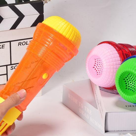 Kindermikrofon Sicher Keine Batterie erforderlich Physischer Echo Umweltfreundlich Geruchsfrei Unterhaltung Interaktiv Große Größe Echo-Mikrofon Spielzeug für Kind