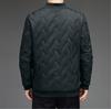 Men's Casual Lambskin Thermal Cotton Outerwear, Men's Thickened Cotton-padded Jacket With, Stand-up Collar Color Zipper Jacket