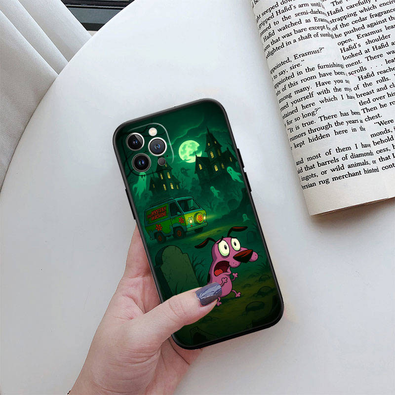 IR5 Courage Cowardly Dog Phone Case for Xiaomi Poco F7 M7 X7 C75 C71 C51 C50 C55 C65 C40 F6 F5 X6 X4 X3 X2 M6 M5 M4 M3 M2 F3 F2 F1 Pro
