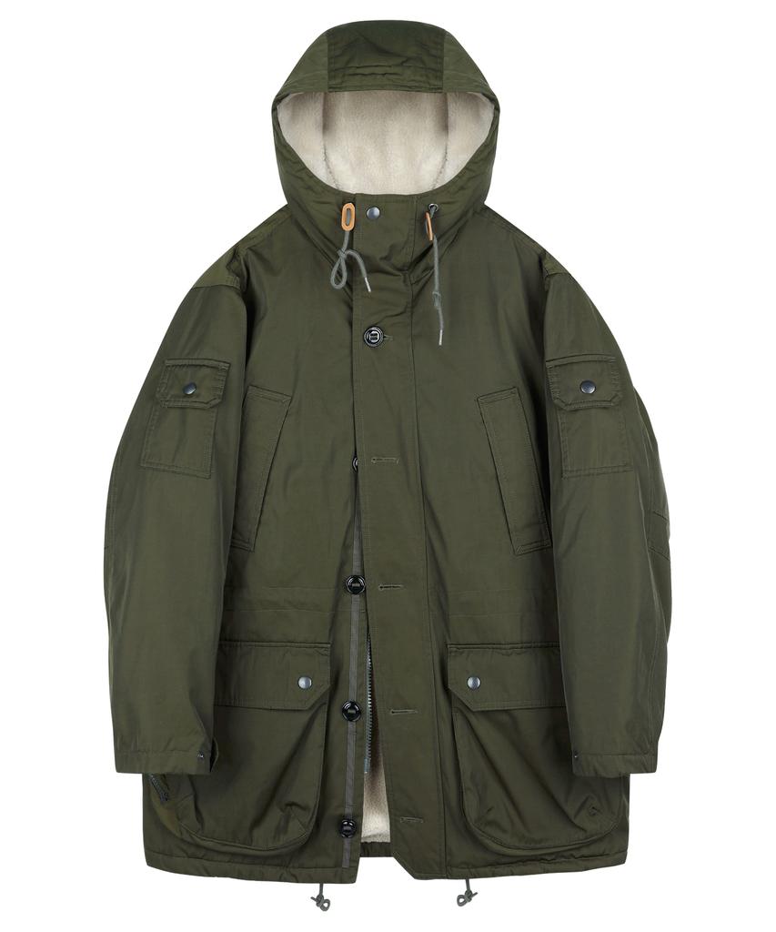 Youneedgarments Pc Hooded Mountain Parka (Olive)