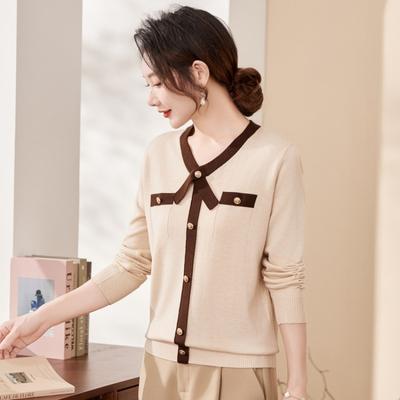 Hot-selling Mother Autumn Sweater New Middle-aged and Elderly Women's Clothing Autumn and Winter Age-reducing Knitted Sweater Top