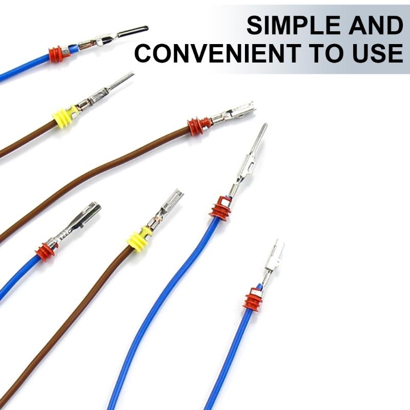 Electrical Pin Connectors Car Wire Terminals Connector Pin Auto Electric Connector 1/1.5/1.8/2.2/2.8/3.5mm Easy to Use