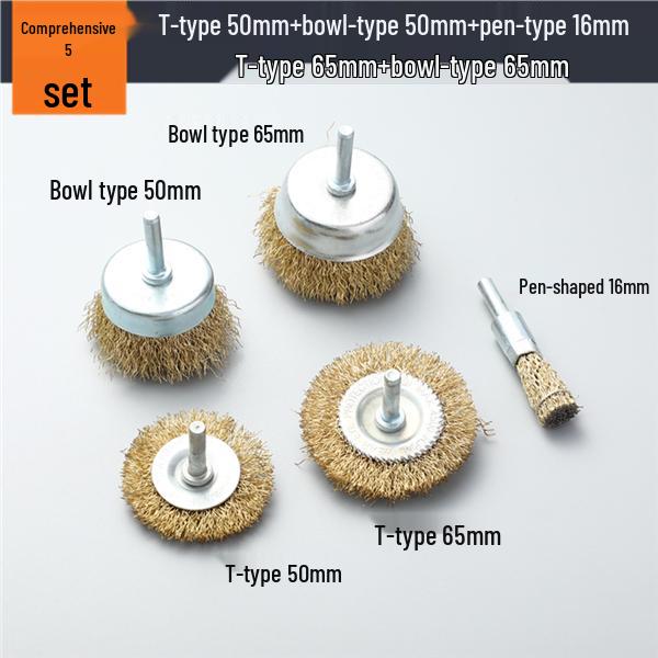 Steel Wire Brush Cup - Stainless Steel Rust Remover & Polishing Wheel for Angle Grinders