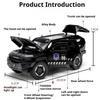 1:24 Rezvani Vengeance Sabertooth Vehices Alloy Diecast Model Toys Car Doors Opened Sound Light Pull Back Models Home Decoration