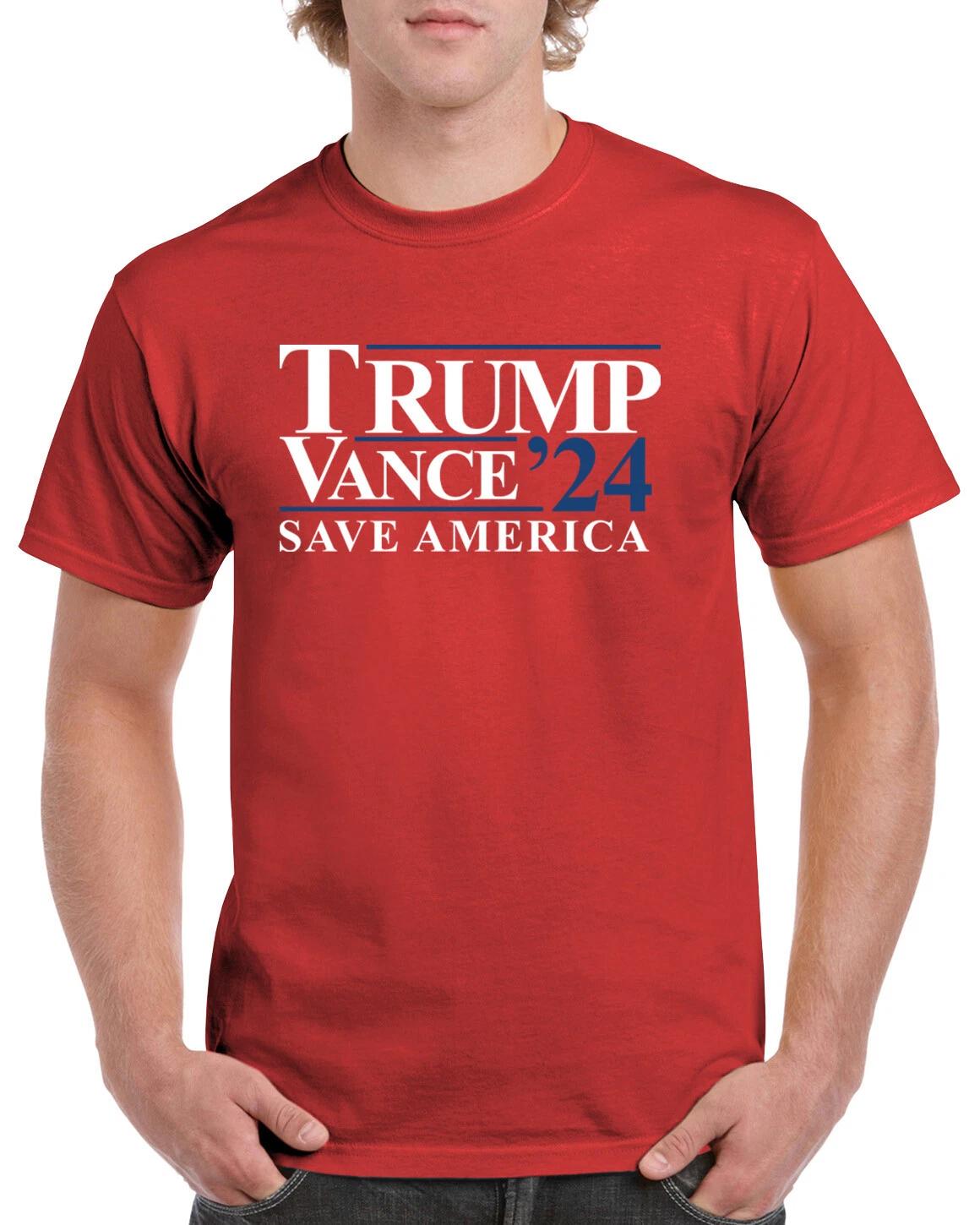 

Trump Vance 2024 T-Shirt 47 President VP JD Campaign Election Donald MAGA GTR07 M