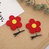 Korean Cute Flower & Heart Hairpin: Creative & Fun Design
