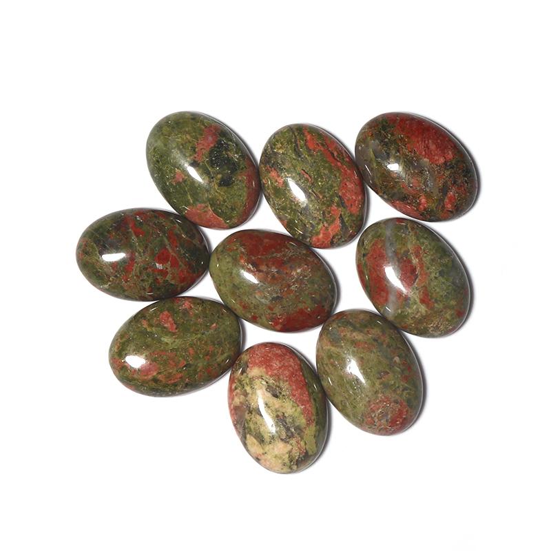 2pcs18x15mm Natural Stone Cabochon Beads Agate Turquoise Flatback Shape DIY Cabochon Setting Beads For Jewelry Making Finding
