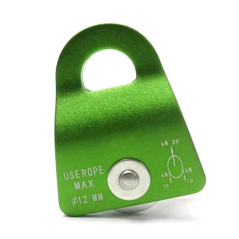 Practical Aluminum Descendings Device for Technical Climbing Gear and Safety Equipment Support 2000kg Statics Load