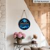2D Flat Aluminum 2026 Graduation-themed Wall Hanging Is Available in Multiple Sizes. Featuring A Blue Glitter Graduation Cap Design, It's A Perfect