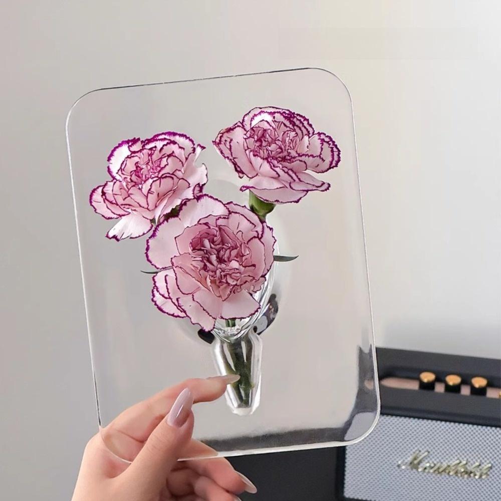 Transparent Frame Flower Vase Decorative Picture Frame Modern Art Vase Photo Frame Hydroponic Flower Vase Bookshelf Display