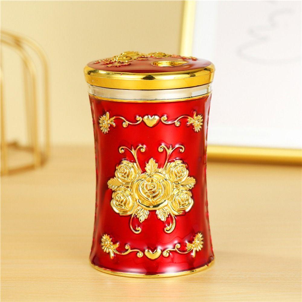 Thickened Small Waist Toothpick Box Rotating Design Desk Toothpick Holder  Living Room