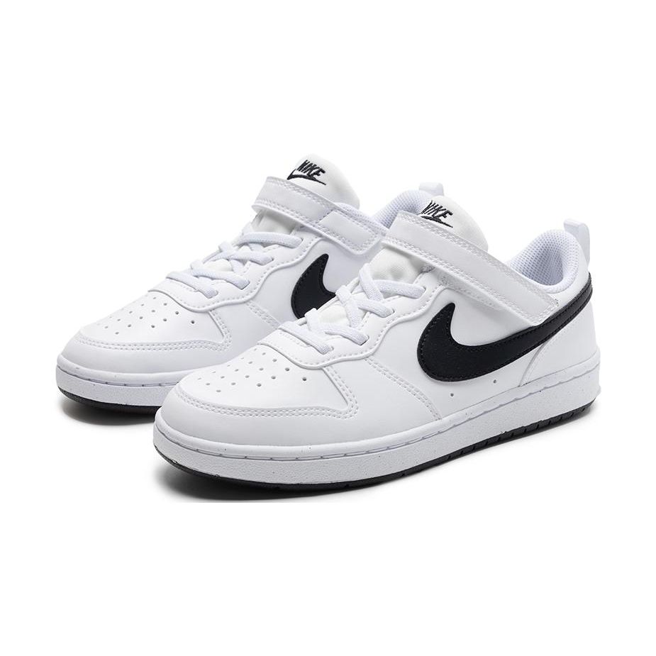 Nike Court Borough Low Recraft PS White Black Kids Sneakers DV5457-104