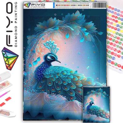 Pittura a diamante rotonda fai da te Punto croce 3D Stile artistico animale Casa Paesaggio Pittura decorativa a diamante Pittura artistica a diamante 5d
